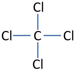 Ckeletal of CCl4